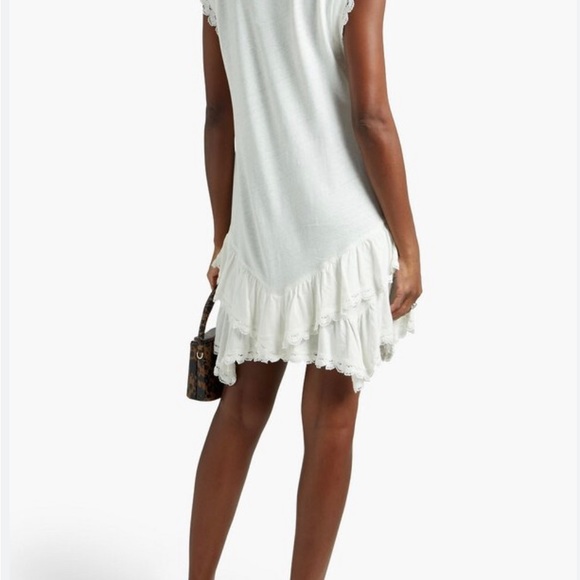 DEREK LAM 10 CROSBY
🧩Jay Ruffle Hem T-Shirt Dress Soft - White, M - Picture 8 of 11